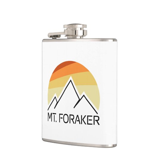 Mt. Foraker Alaska Retro Heupfles (Links)