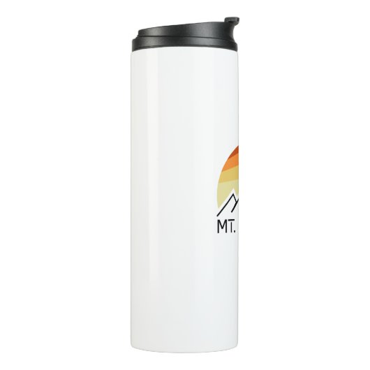 Mt. Foraker Alaska Retro Thermosbeker (Gedraaid links)