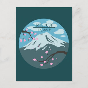 Mt. Fuji Altitude Briefkaart