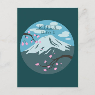 Mt. Fuji Altitude Briefkaart