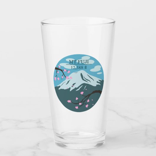 Mt. Fuji Altitude Glas (Voorkant)