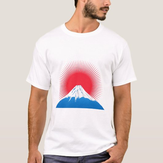 Mt. Fuji and the sun T-shirt (Voorkant)