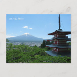 Mt Fuji Arakurayama Sengen Park Japan Briefkaart