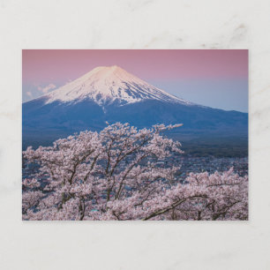 Mt Fuji en Cherry Blossom Briefkaart