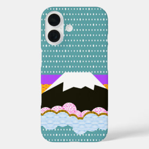 Mt Fuji Japan Mountain Pop Art iPhone 16 Hoesje