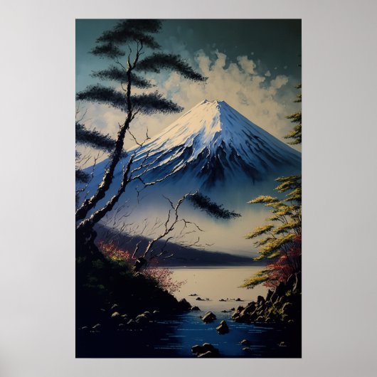  Mt. Fuji Japans Art Print Poster (Voorkant)