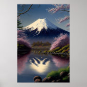 Mt. Fuji Japans Art Print Poster (Voorkant)