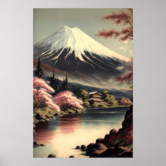 Mt. Fuji Japans Art Print Poster (Voorkant)