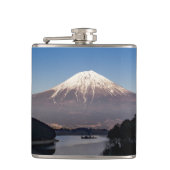 Mt Fuji Lake Reflection Heupfles (Voorkant)