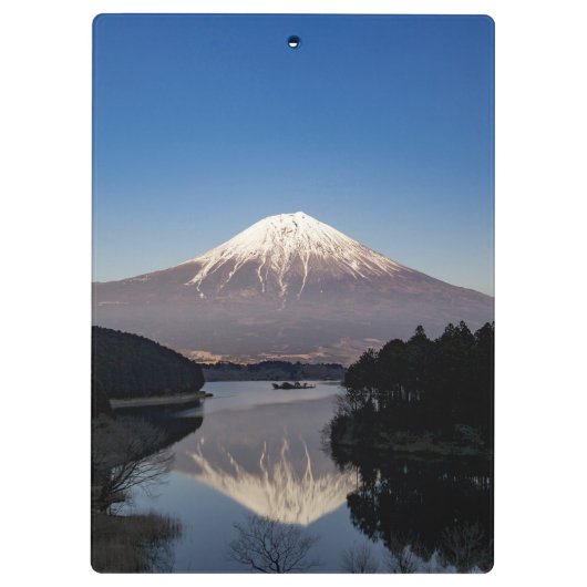 Mt Fuji Lake Reflection Klembord (Achterkant)