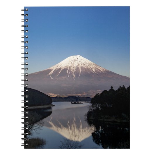 Mt Fuji Lake Reflection Notitieboek (Voorkant)