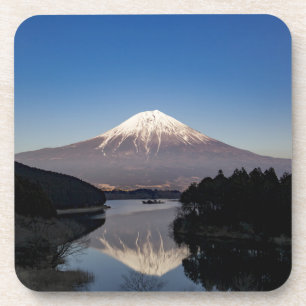 Mt Fuji-meerreflectie Bier Onderzetter