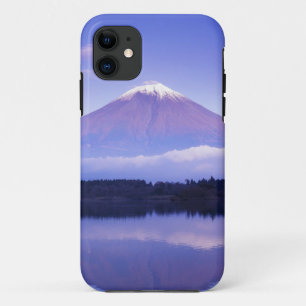 Mt. Fuji met lensvormige wolk, Motosu-meer, iPhone 11 Hoesje