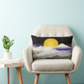 Mt.FUJI & MOON Japan Lumbar Pillow Kussen (Stoel)