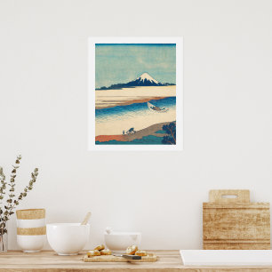Mt Fuji Papier japonais Imprimé, Poster de valeur