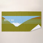 Mt.Fuji seen from southwest. (Serviette de bain)