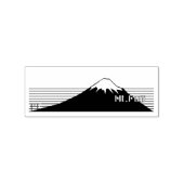Mt.Fuji seen from southwest.  Rubberstempel (Afrduk)