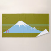 Mt. Fuji seen from the northeast. (Serviette de bain)