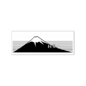 Mt. Fuji seen from the northeast. Rubberstempel (Afrduk)