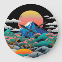 Mt Fuji Sunset en Cherry Blossom