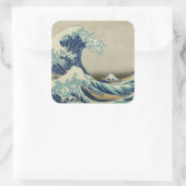 Mt. Fuji uitzicht 01 Vierkante Sticker (Tas)