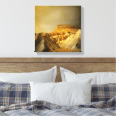 Mt. Garfield Canvas Afdruk (Insitu (Slaapkamer))