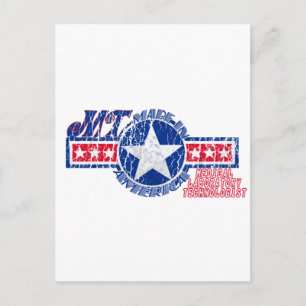 MT GEMAAKT IN DE VS PATRIOTISCHE MEDISCHE TECHNOLO BRIEFKAART