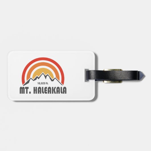 Mt. Haleakala Bagagelabel (Achterkant horizontaal)