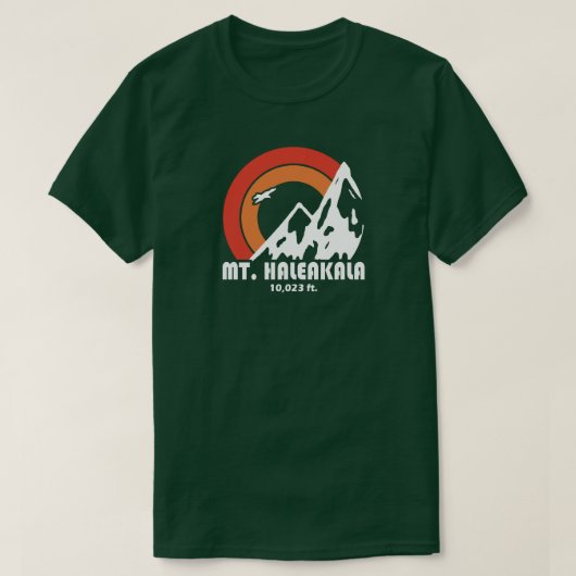 Mt. Haleakala Hawaii Sun Eagle T-shirt (Design voorkant)