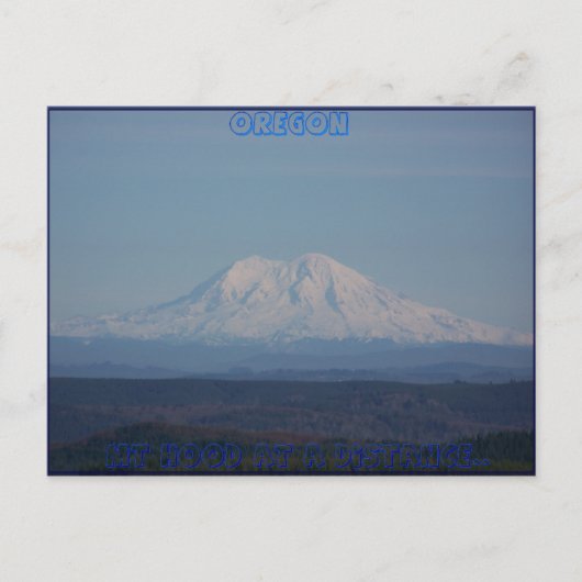 Mt Hood 1 Briefkaart (Voorkant)