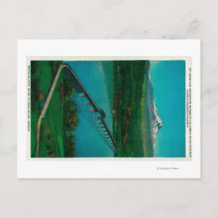 Mt. Hood en Interstate Bridge in White Salmon Briefkaart