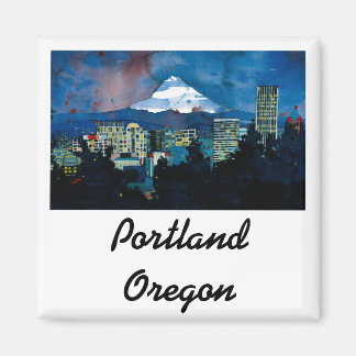 Mt. Hood in de winter Magneet