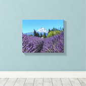 Mt Hood Oregon Canvas Afdruk (Insitu (Houten vloer))