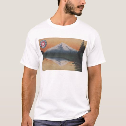 Mt. Hood, Oregon - San Francisco naar Portland T-shirt (Voorkant)