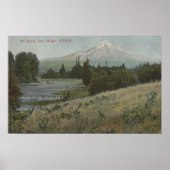 Mt. Hood, Oregon - Uitzicht Berg uit Hood 2 Poster (Voorkant)