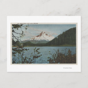 Mt. Hood, Oregon - Uitzicht van bergen van 2 Briefkaart