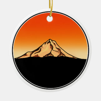 Mt Hood-Ornament Keramisch Ornament
