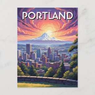 Mt Hood Portland Oregon Briefkaart