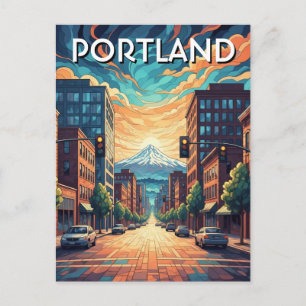 Mt Hood Portland Oregon Briefkaart
