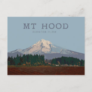 Mt Hood Post Kaart