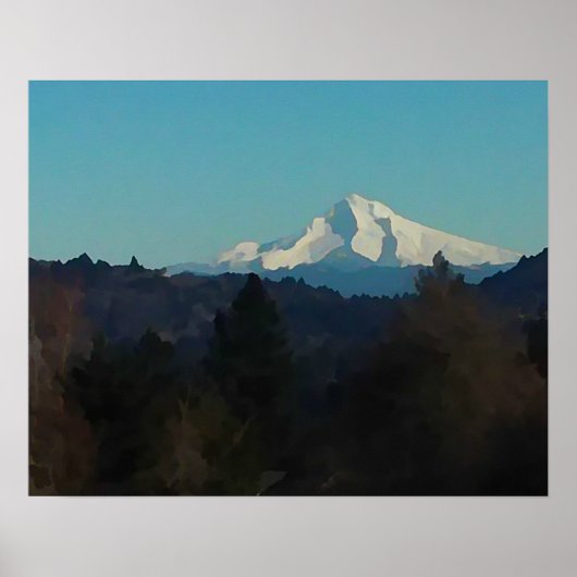 Mt. Hood Poster (Voorkant)