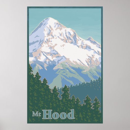  Mt. Hood Travel Poster (Voorkant)