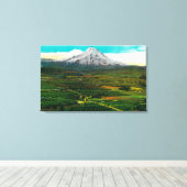 Mt. Hood uit de Hood River ValleyHood, OF Canvas Afdruk (Insitu (Houten vloer))