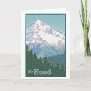 Mt. Hood Wenskaart Kaart