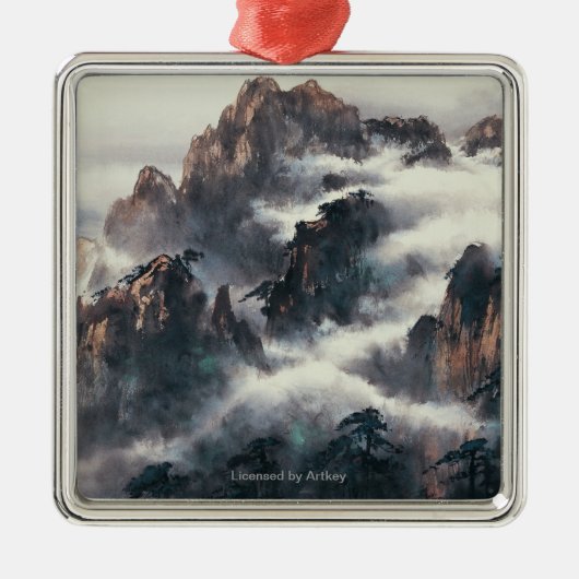 MT. HUANG SHAN METALEN ORNAMENT (Voorkant)