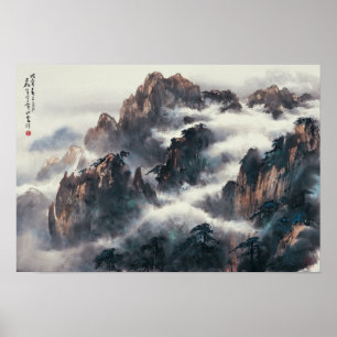 MT. HUANG SHAN POSTER
