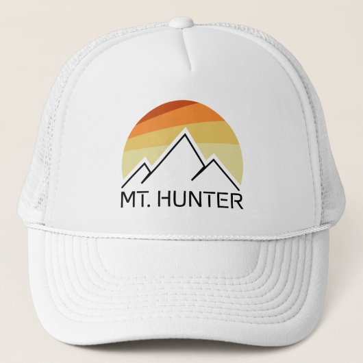 Mt. Hunter Alaska Retro Trucker Pet (Voorkant)