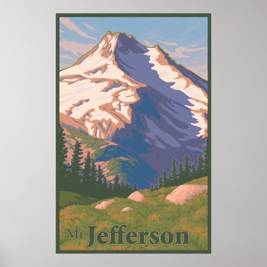  Mt. Jefferson Travel Poster (Voorkant)