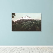 Mt. Jefferson, Uitzicht van het Oregon-gebergte Canvas Afdruk (Insitu (Houten vloer))