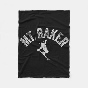 Mt Ker Ski Mount Ker Washington Skien Koude Winter Fleece Deken